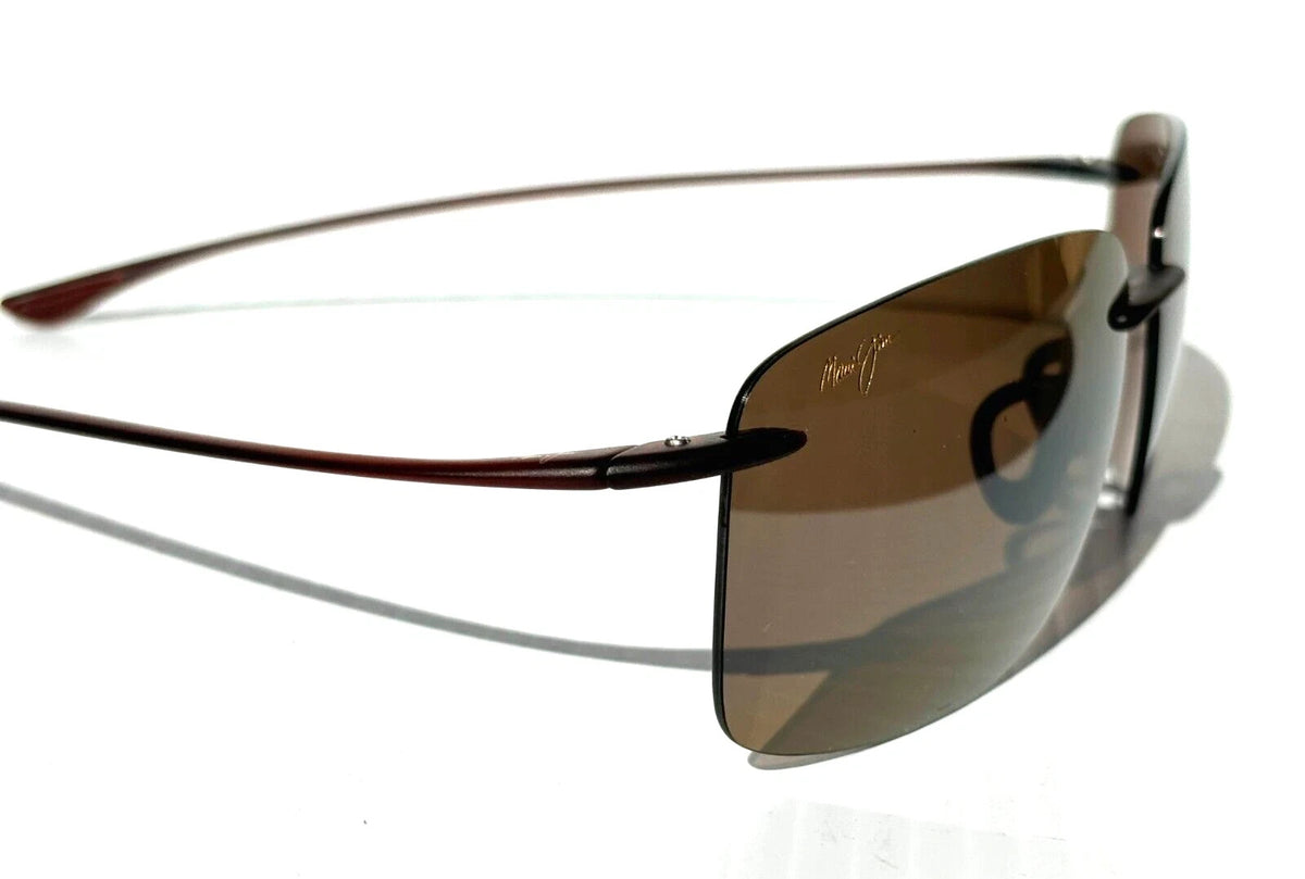NEW Maui Jim HEMA Matte Rootbeer POLARIZED HCL Bronze  Lens Sunglass H443-26M