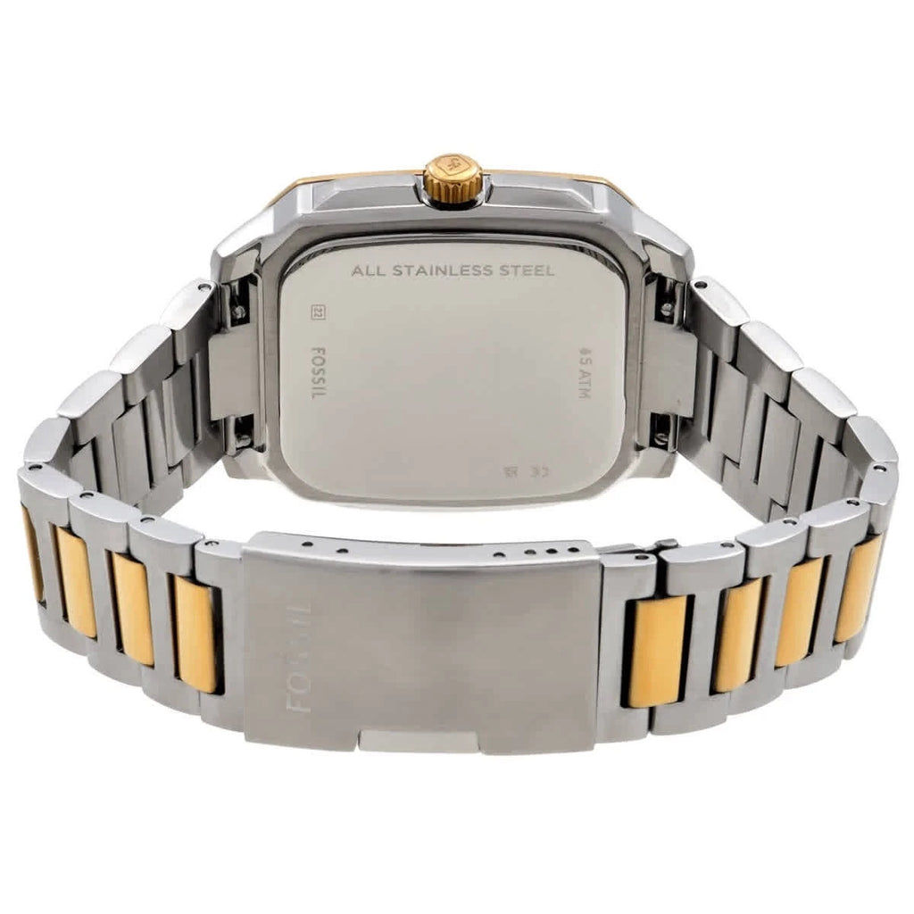 Fossil Crosby Quartz Black Dial Two-Tone Men's Watch FS6123 New In Box