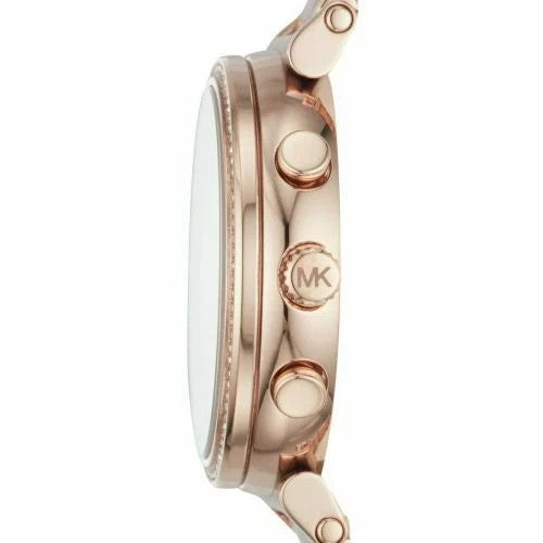 Michael Kors Ladies Sofie Rose Gold-Tone Stainless Steel Watch MK6560 New