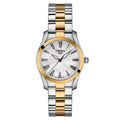 Tissot T-Lad Two-Toned Mother-of-Pearl Dial Women's Watch T1122102211300 New