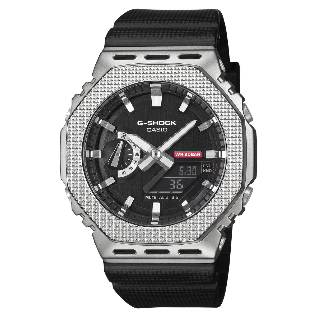 G-Shock GM2100M-1A Industrial Design Silver Ion Ana-Digi Watch New In Box