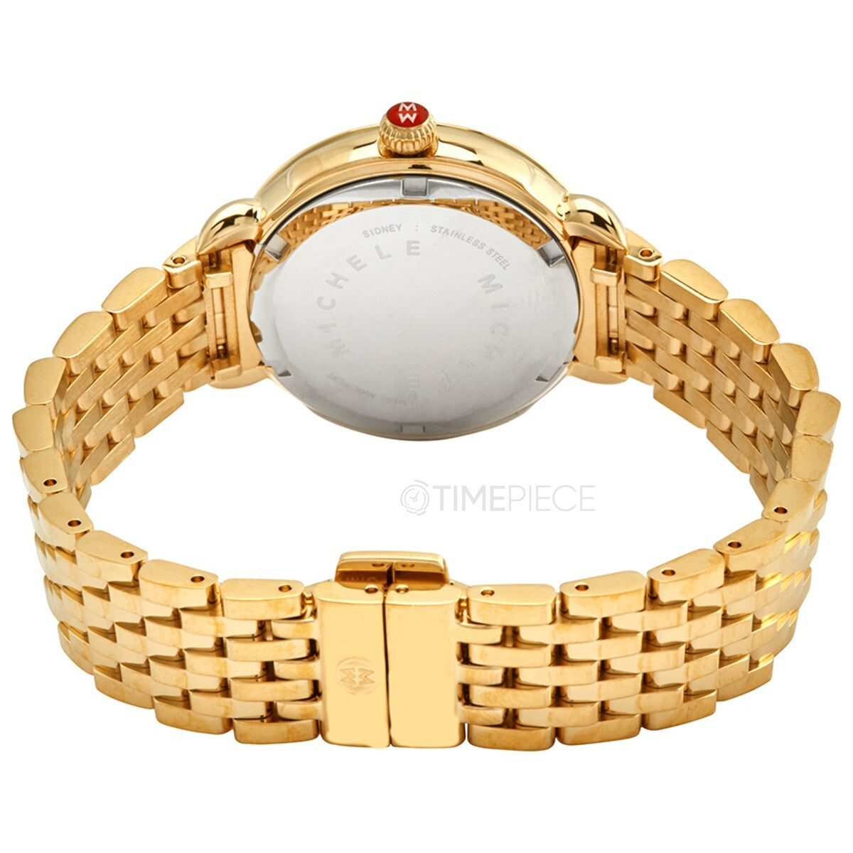 Michele Sidney Classic 18K GoldPlated Diamond M.O.P Diamond Dial Ladies Watch - product image