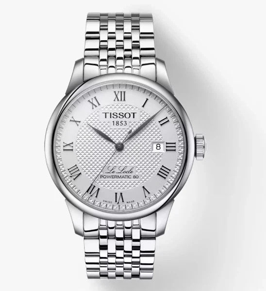 Tissot Le Locle Powermatic 80 T Classic Men's Watch T0064071103300 W/ 2 Bands