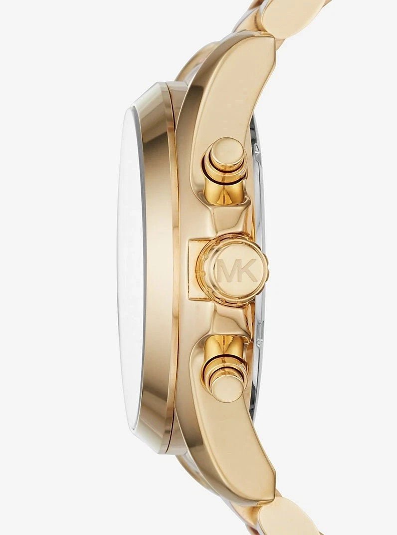 Michael Kors MK6359 Bradshaw Women's Watch - Gold/Rose 100% Authentic