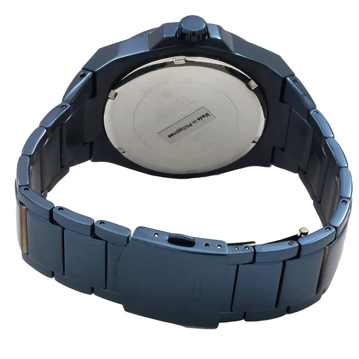 Guess Men's Legacy Blue Dial Quartz Watch - W1305G4 NEW In Box