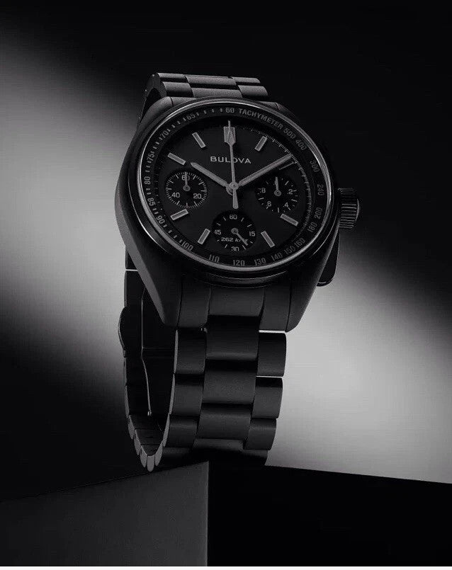 New Bulova Lunar Pilot Black Hole Limited Edition Chronograph – 98A335