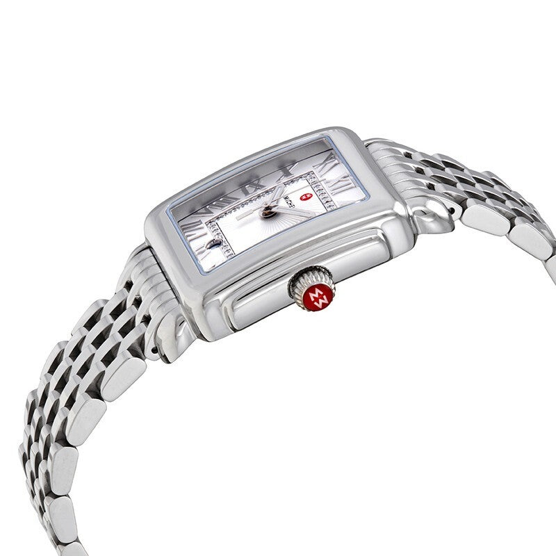 Michele Women's Deco Madison White Silver Dial Watch - MWW06G000012 - product image