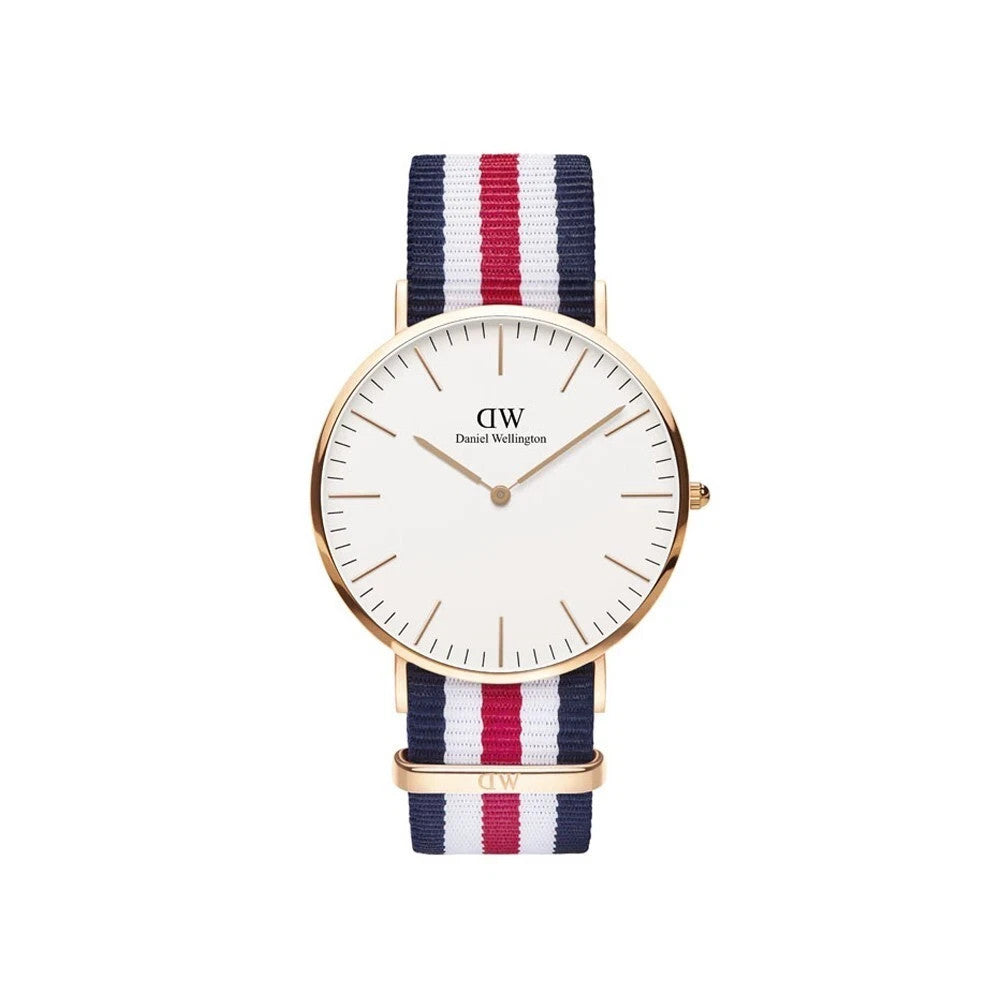 Daniel Wellington Classic Canterbury White Dial Mens Watch 0102DW New In Box