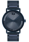 Movado BOLD Evolution 2.0 Blue Museum Swiss Quartz Unisex Watch 3601097 New