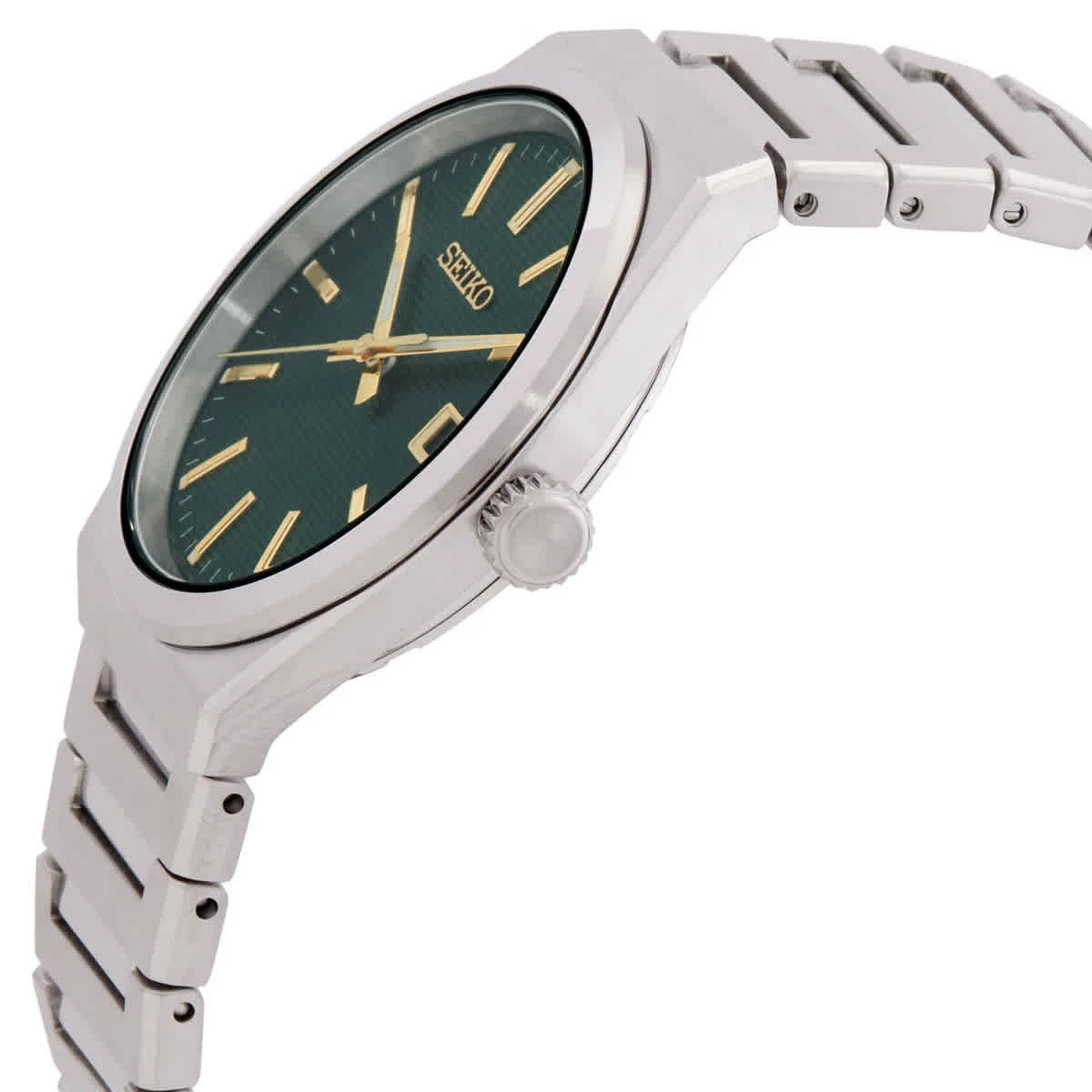 Seiko Quartz Green Dial Watch SUR601P1 Brand New 100% Authentic