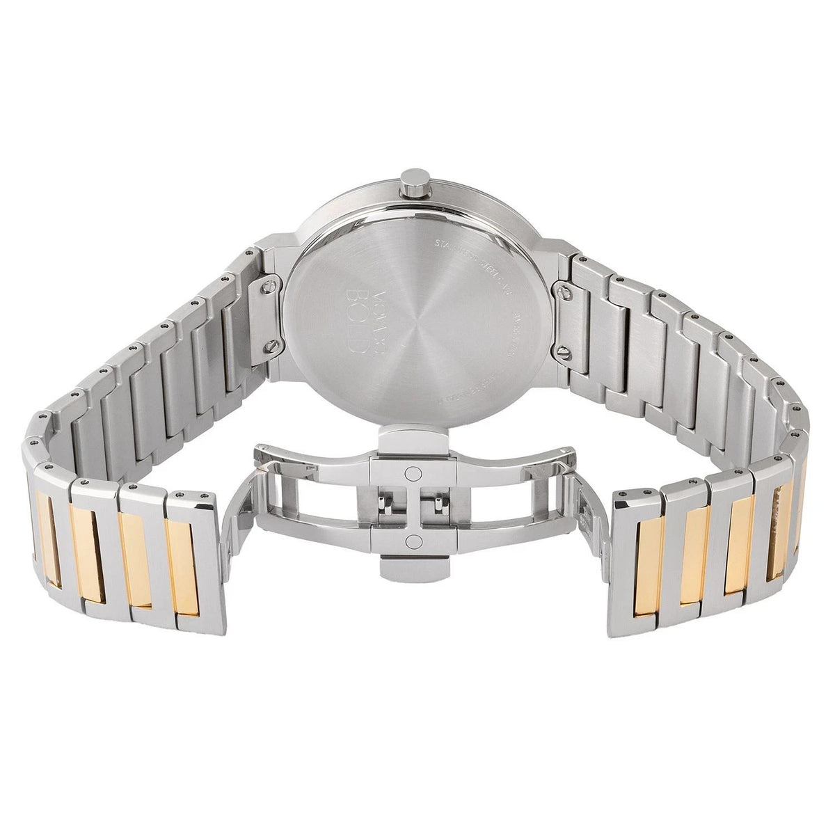 Movado 3601075 Men's Bold Horizon Gold-Tone Dial Quartz New In Box Fast Ship