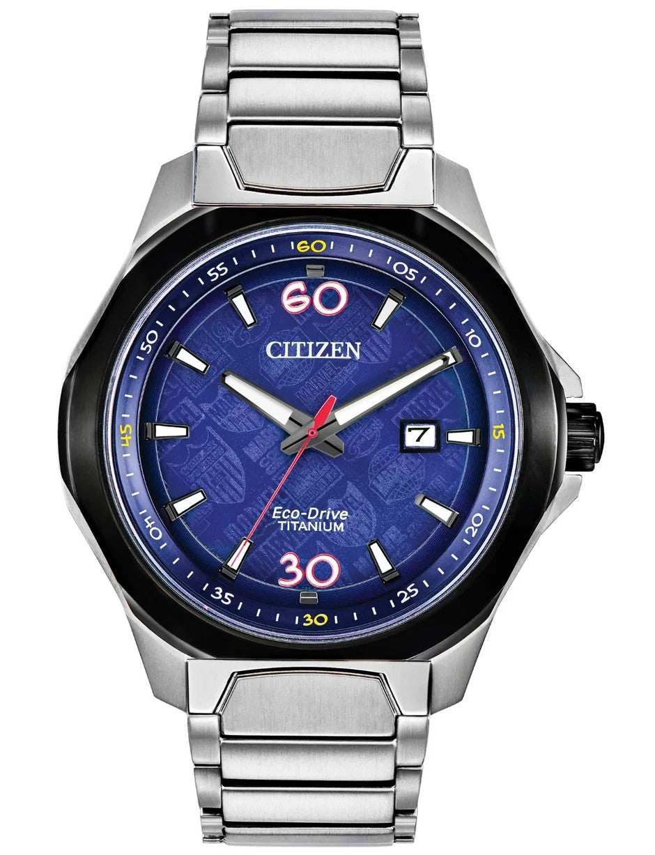 Citizen Marvel Super Titanium 80th Anniversary Edition Blue Watch AW1548-86W