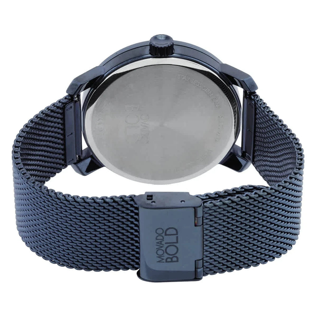 Movado Bold Quartz Blue Dial Men's Watch 3600959 New In Box