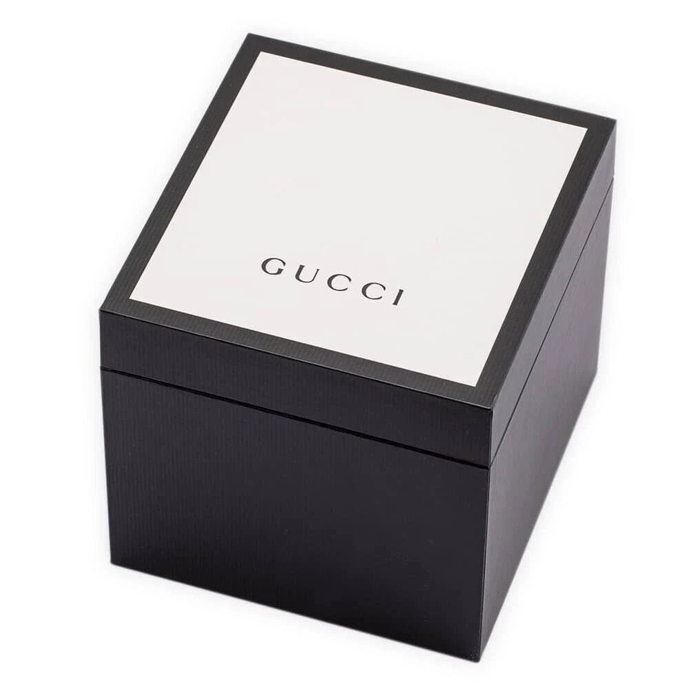 Gucci G-Timeless Men's Black Dial Stainless Steel Watch - YA126460 New Original