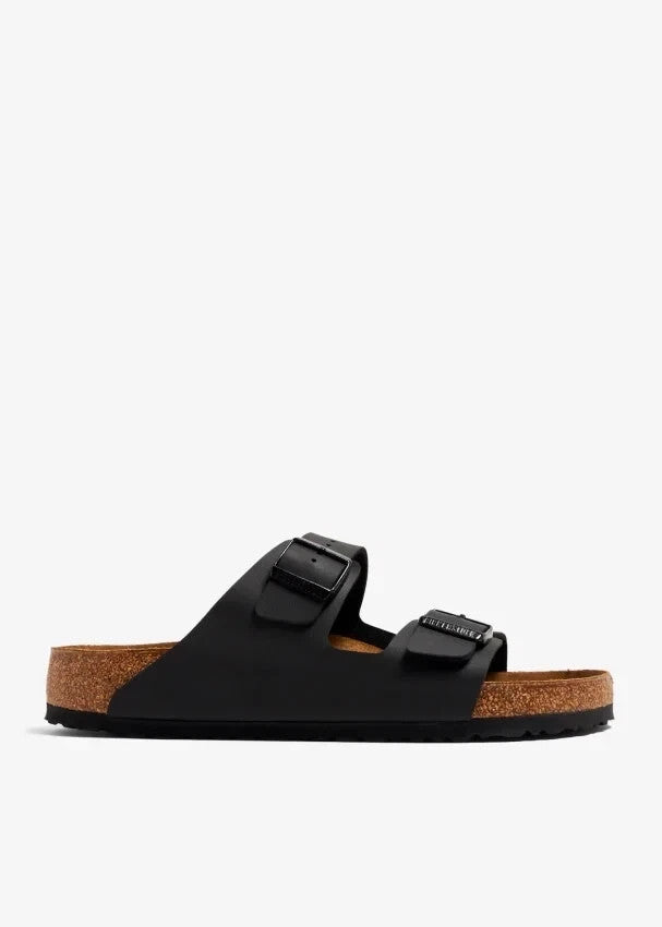 [51791] Birkenstock Mens Arizona Birko-Flor Black Sandals *NEW* Size 6 US