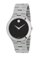 Movado Men’s Juro Stainless Steel Black Dial Watch 0607442 - product image