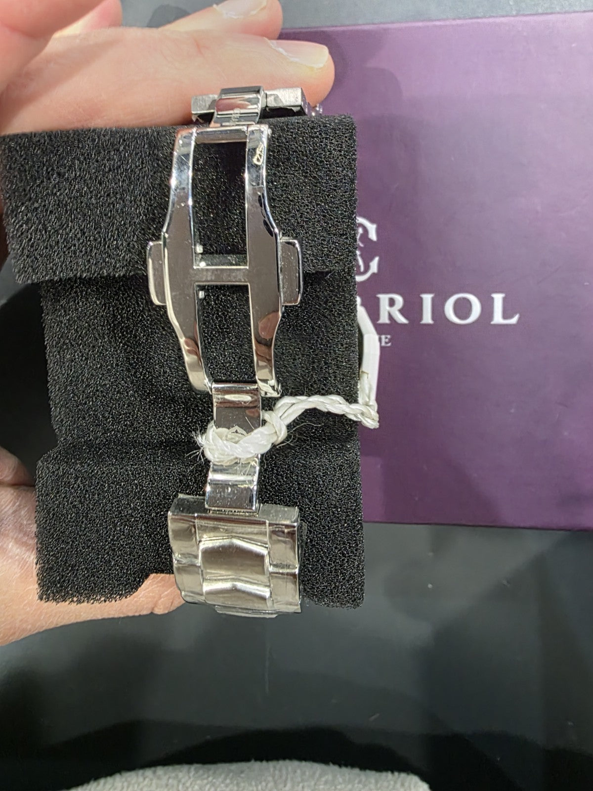 Philippe Charriol Columbus Quartz Watch Stylish Design with Bold Bracelet No Box