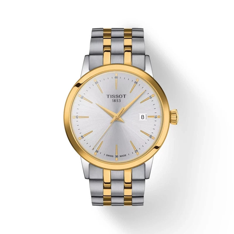 Tissot Classic Dream Silver Dial Two Tone Steel Band Watch T129.410.22.031.00