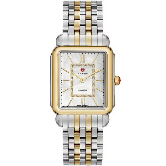 Michele Deco II Womens Watch MW06100C9963 Sapphire Crystal New In Box