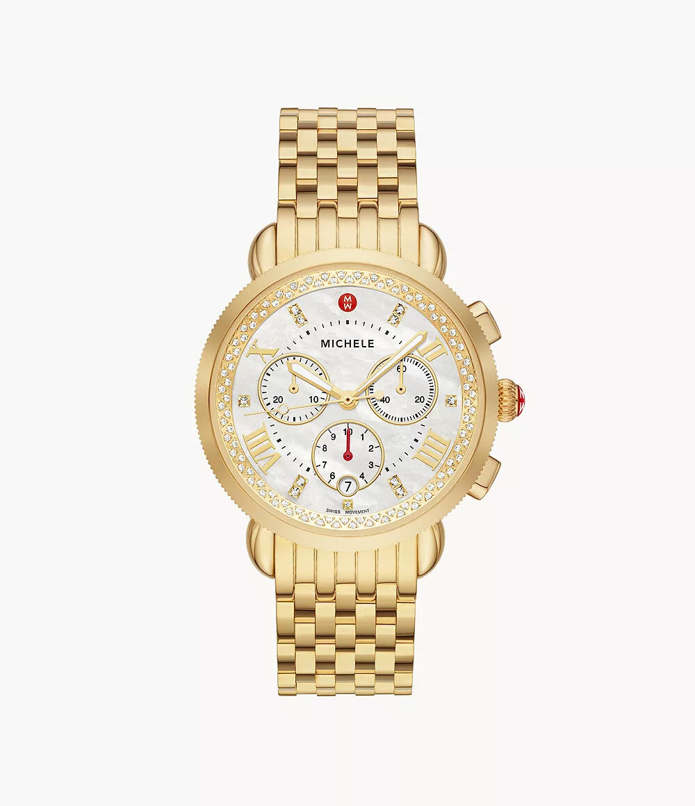 MICHELE Sport Sail Bracelet Watch, 38mm in Gold at Nordstrom - product image