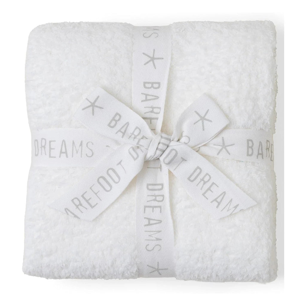 Barefoot Dreams CozyChic Durable Lightweight Stroller Blanket, Pearl, One Size