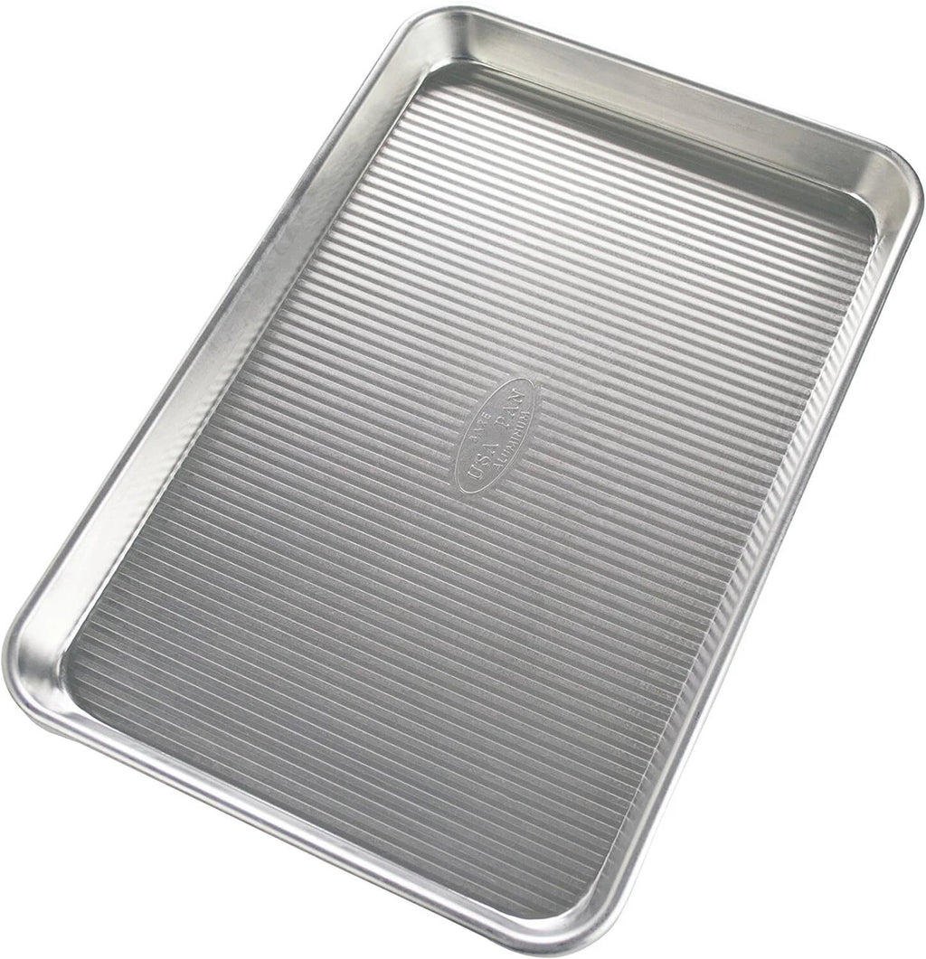 USA Pan Jelly Roll Pan, Heavy Duty Aluminized 14 1/4 x 9 3/8 x 1", Metal New