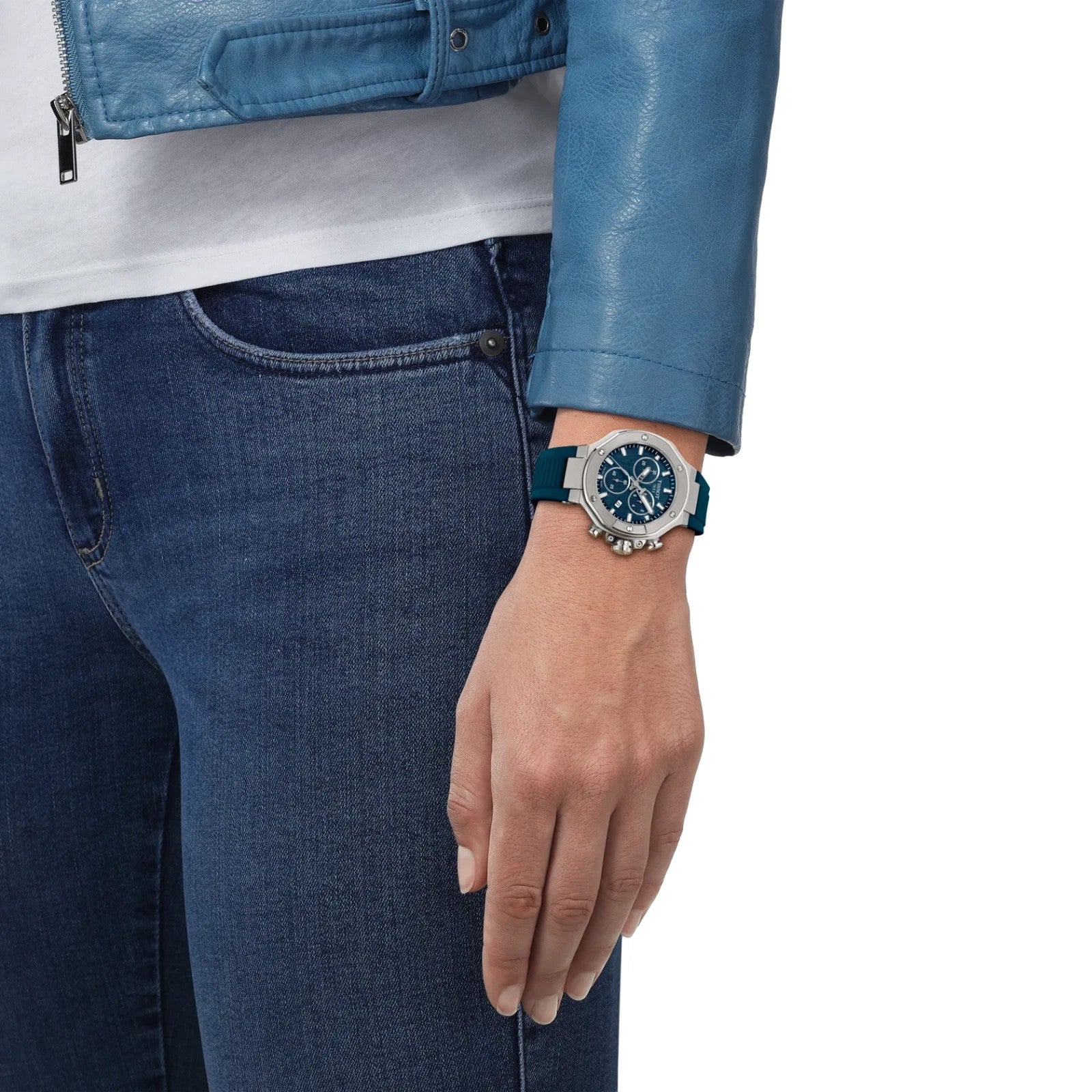 Tissot T-Race 38mm Blue Dial Unisex Watch T1418171704100 New In Box