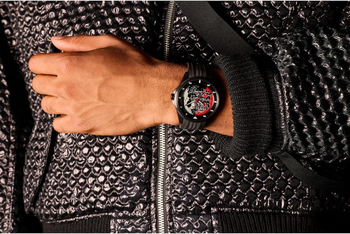 Citizen AW1606-06W Men's Eco-Drive Darth Vader Watch with Stainless Steel Watch