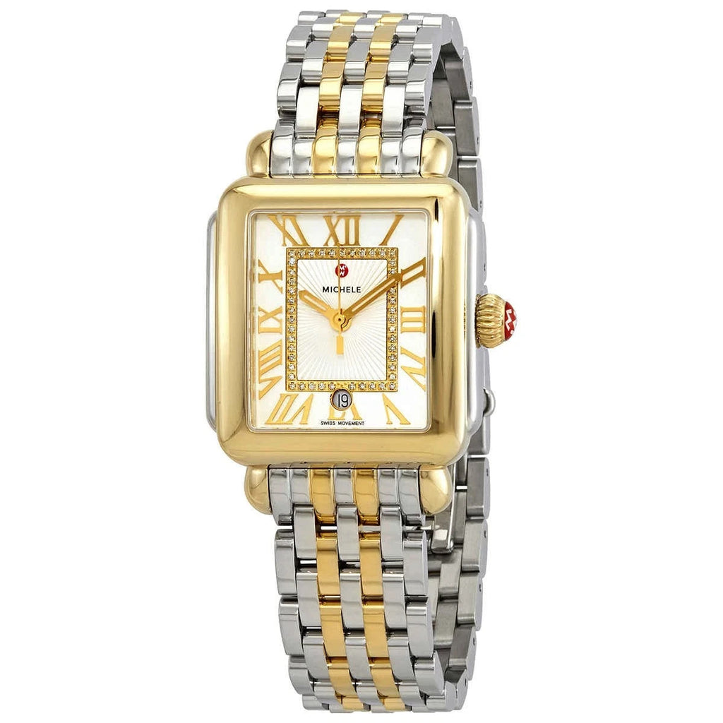 Michele Deco Madison Silver Dial Ladies Watch MWW06T000147 100% Authentic