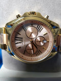 Michael Kors MK6359 Bradshaw Women's Watch - Gold/Rose 100% Authentic