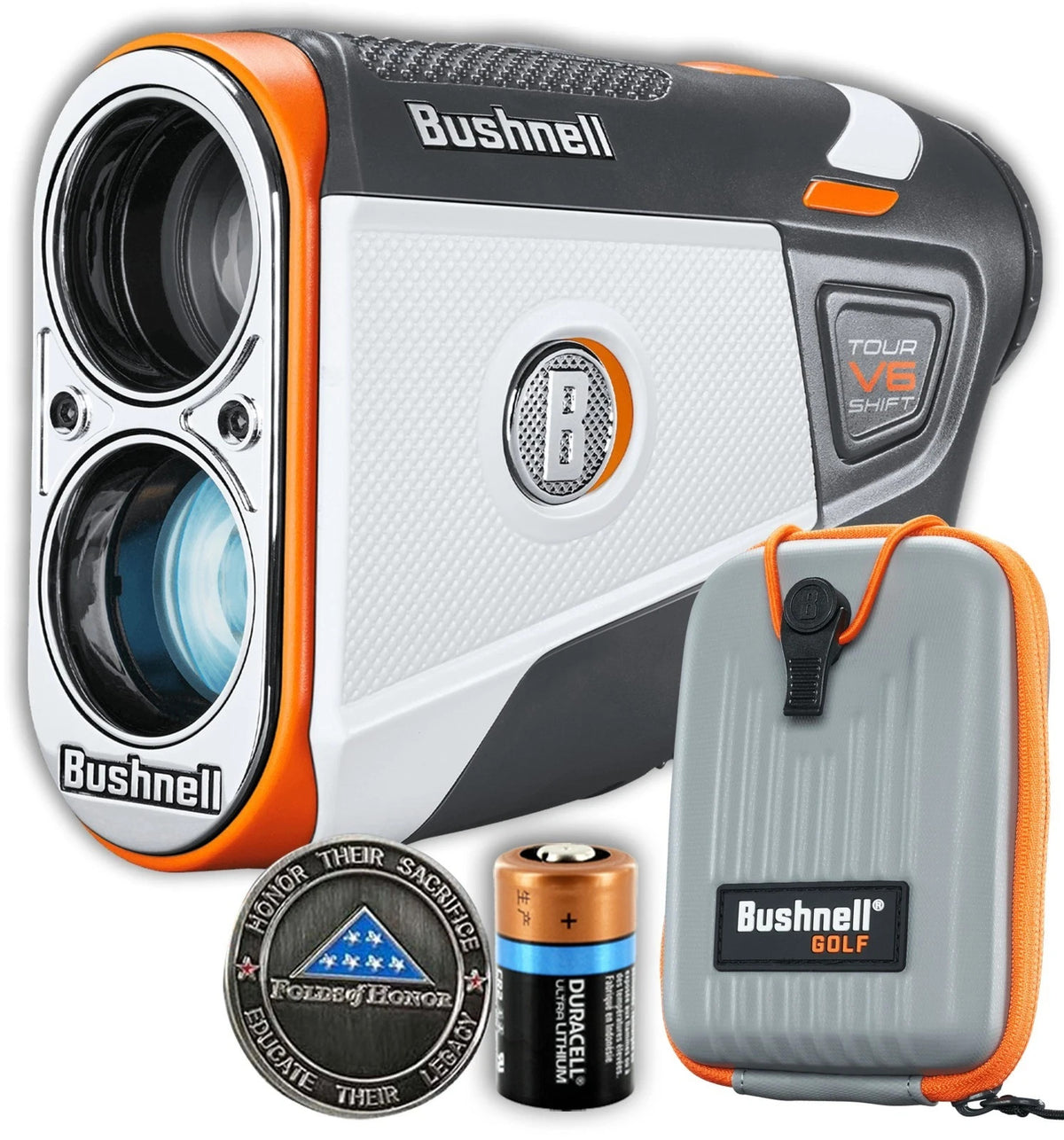 Bushnell Tour V6 Shift Golf Laser Rangefinder Patriot Pack Brand New Open Box