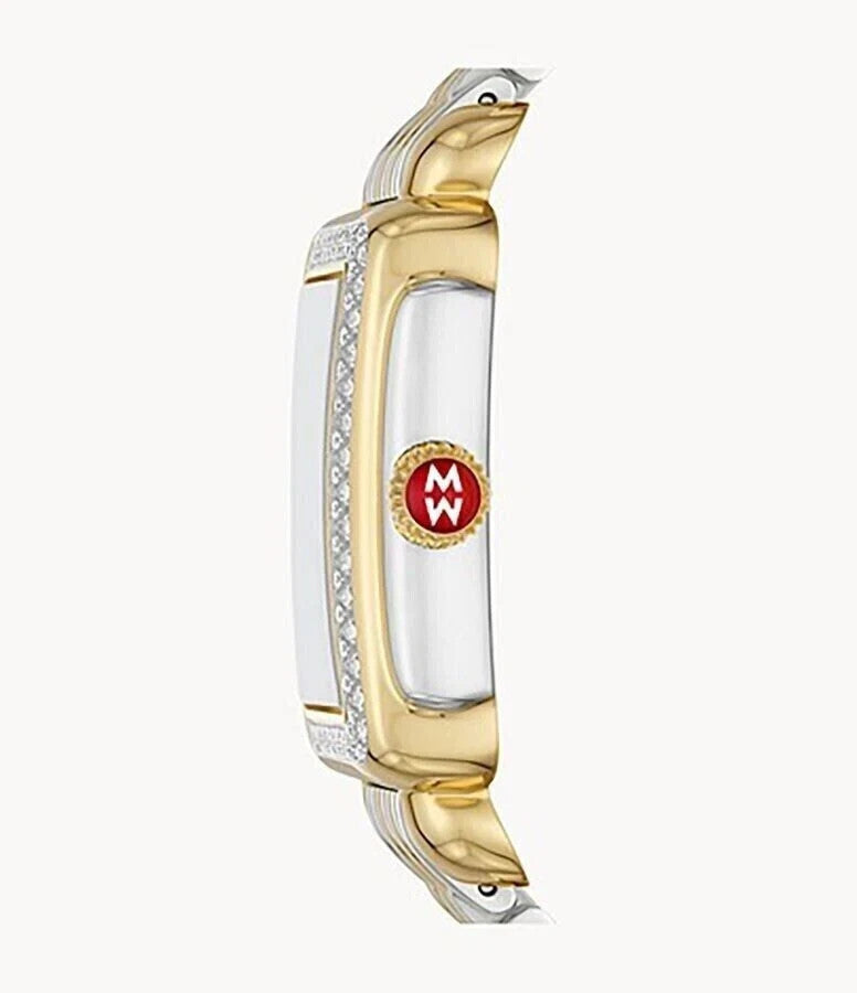 Michele Deco Madison Diamond Two-Tone W/ Diamond  Dial Ladies Watch MWW06T000144
