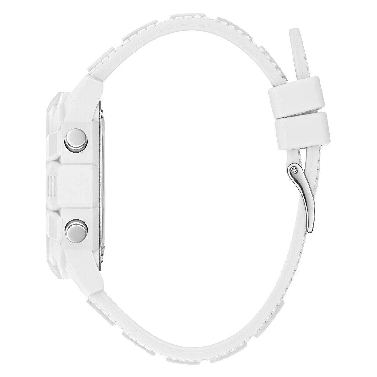 Guess Ladies' Watch Chronograph Boost Digital Watch 40 mm Silicone White GW0015L