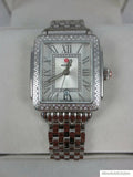 NEW Michele Deco Madison Mid 16 Silver Diamond Ladies Watch MWW06G000001 NIB