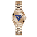 Guess Women's Tri Plaque Rose gold Dial Watch - GW0675L3