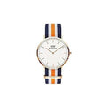 Daniel Wellington Classic Southport Rose Gold Orange Blue Mens Watch