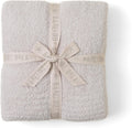 Barefoot Dreams CozyChic Throw, Stone 54" x 72" 54" x 72" B503
