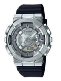 Casio G-Shock Analog-Digital Silver Dial Black Strap Women's Watch GMS110-1A