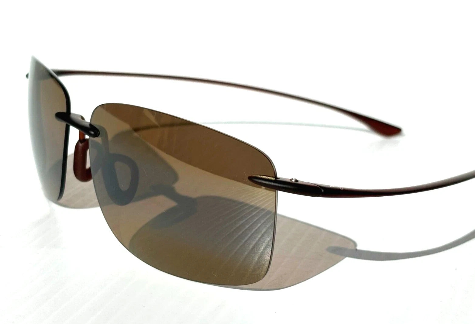 NEW Maui Jim HEMA Matte Rootbeer POLARIZED HCL Bronze  Lens Sunglass H443-26M