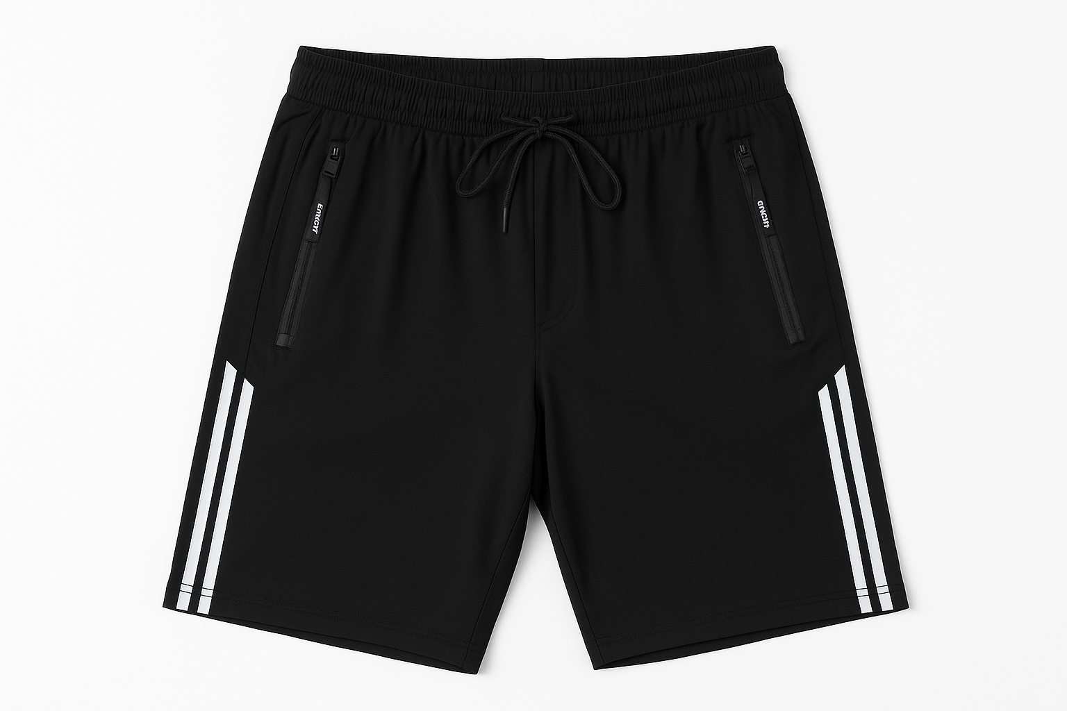 Single shorts on white background