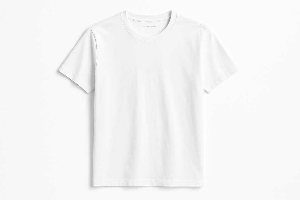Single t-shirt flat lay