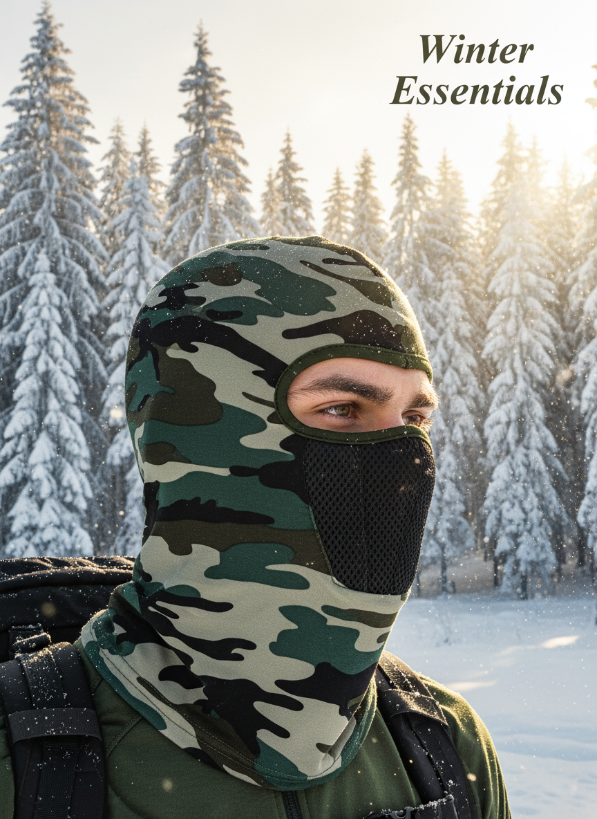 Snowy Forest Hiker