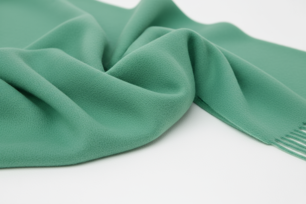 Teal Cashmere Texture Detail