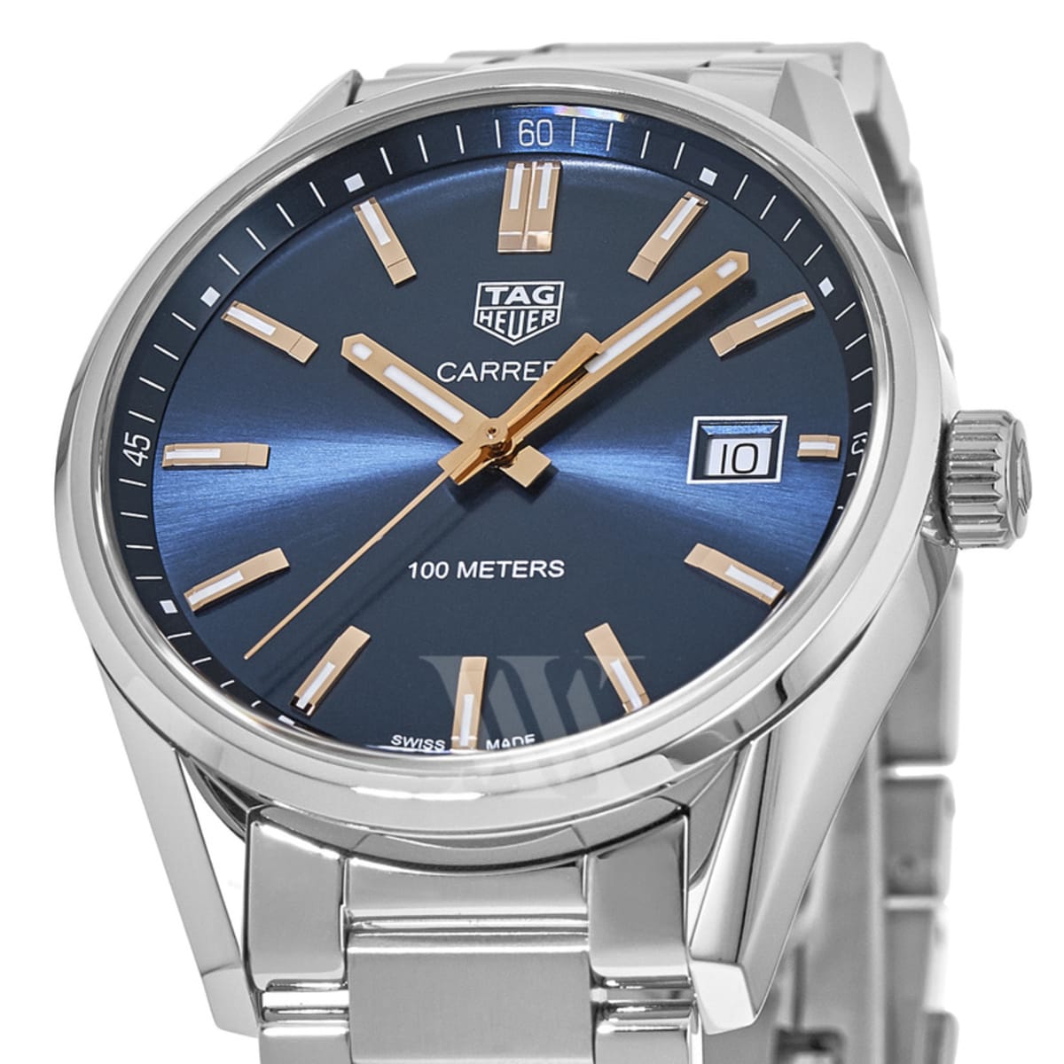 Tag Heuer Carrera Quartz Blue Dial Stainless Steel Men's Watch WAR1112.BA0601