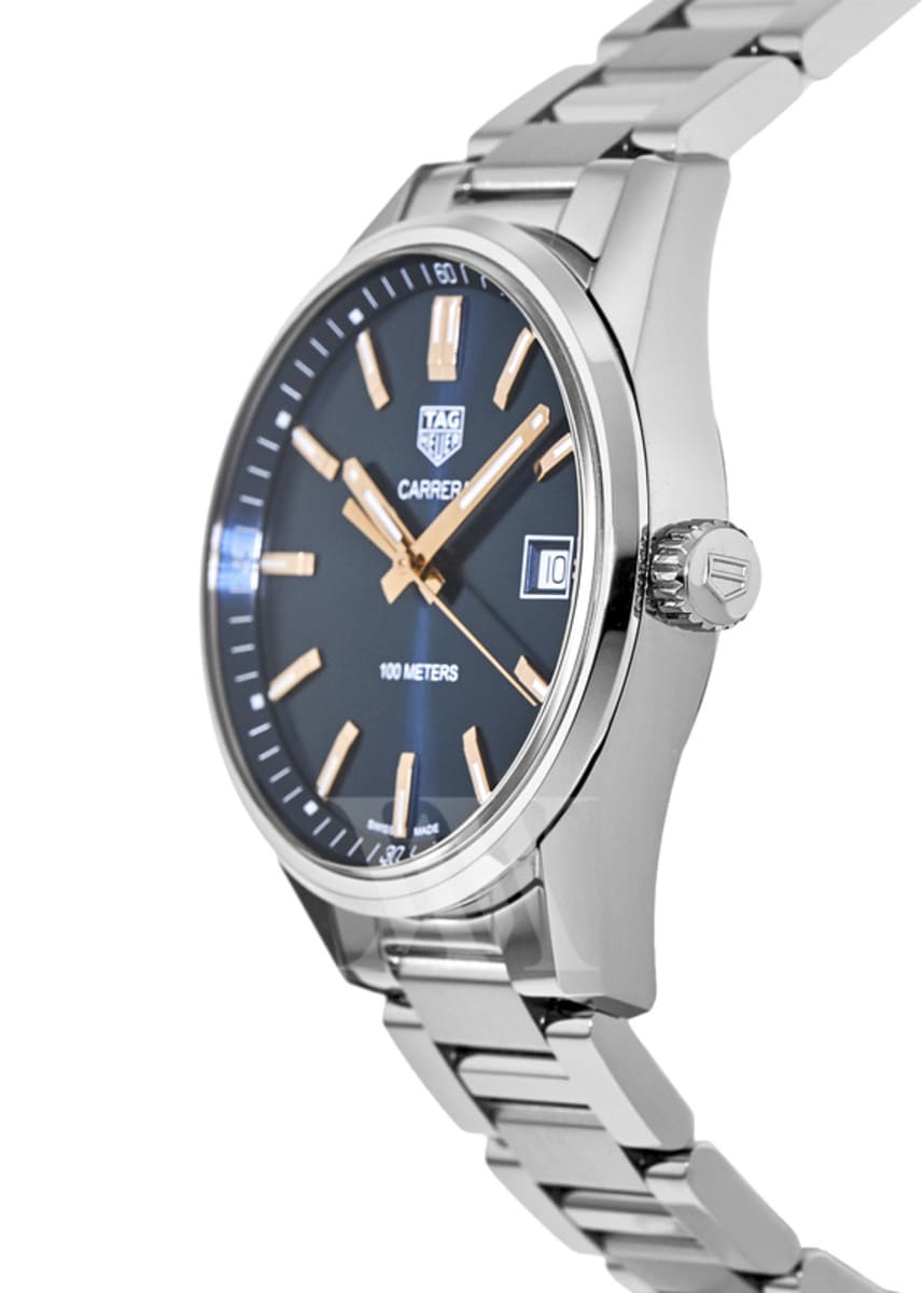 Tag Heuer Carrera Quartz Blue Dial Stainless Steel Men's Watch WAR1112.BA0601