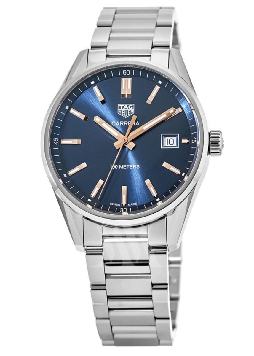 Tag Heuer Carrera Quartz Blue Dial Stainless Steel Men's Watch WAR1112.BA0601