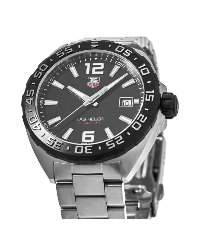 Tag Heuer Formula 1 Quartz Black Dial Stainless Steel Men's Watch WAZ1110.BA0875
