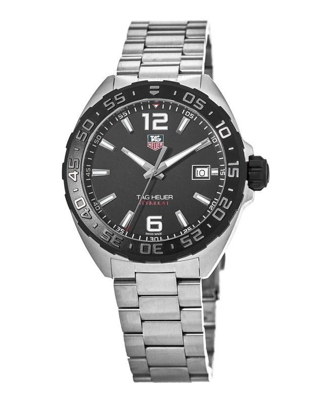 Tag Heuer Formula 1 Quartz Black Dial Stainless Steel Men's Watch WAZ1110.BA0875