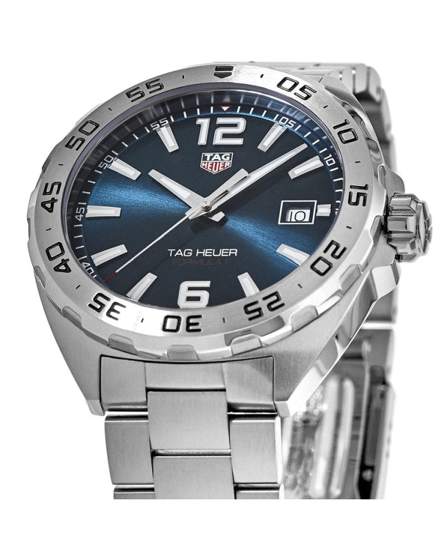 Tag Heuer Formula 1 Quartz Blue Dial Stainless Steel Men's Watch WAZ1118.BA0875