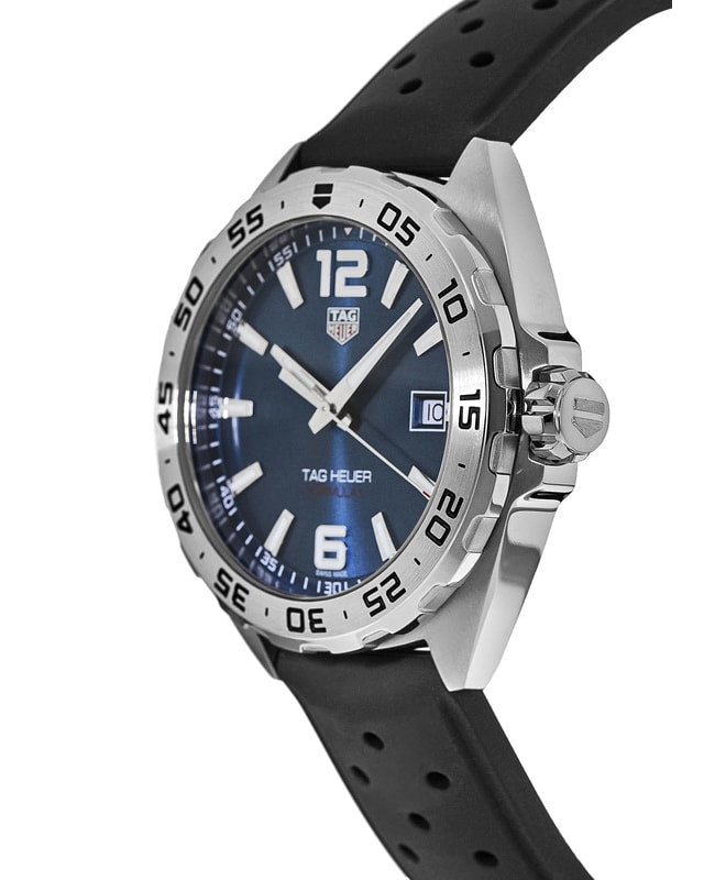 Tag Heuer Formula 1 Quartz Blue Dial Rubber Strap Men's Watch WAZ1118.FT8023